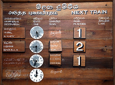 Roadmap for the tourist train from Nanu Oya to Bandarawela