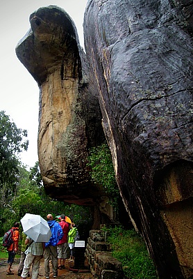 King cobra cave at Sigiriya Wolkenfels