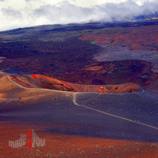 Haleakala sliding sand trail