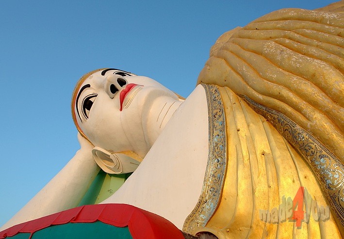 Giant reclining Buddha Bodhi Tahtaung in Monywa