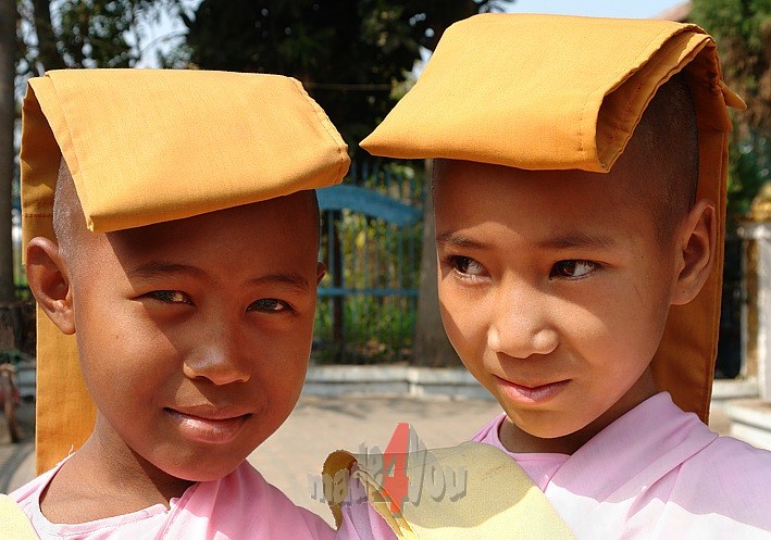 Young Novices in Mandalay
