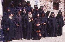 Monks with their abbot