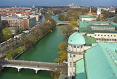 On top of clocktower at German Museum Munich