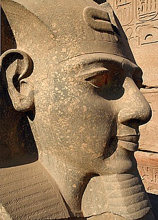 Pharao in Luxor Temple