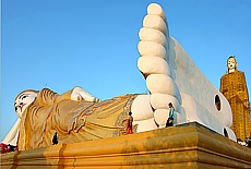 Giant reclining Buddha Bodhi Tahtaung in Monywa