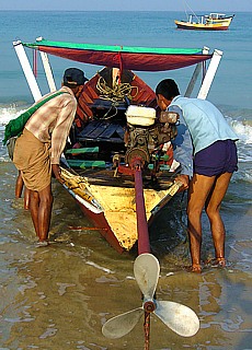 Fishermen in Ngapali