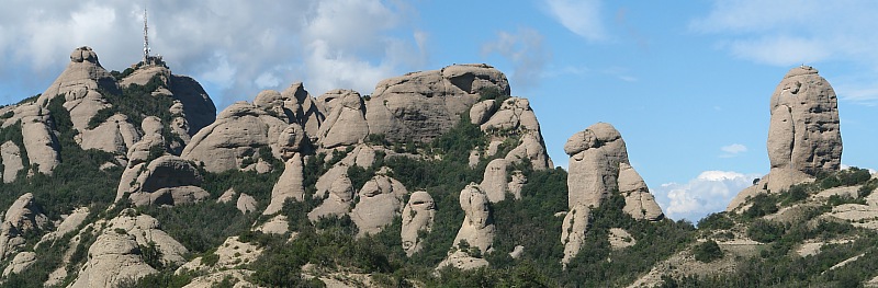 Montserrat der zersägte Berg