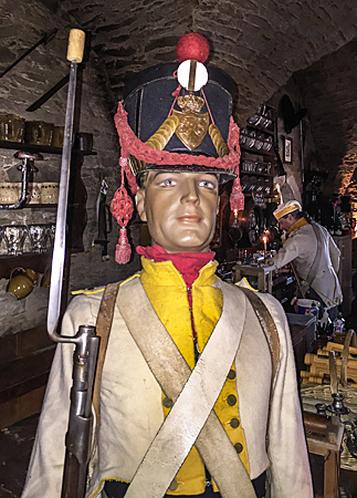 Schlossrestaurant Zum Grenadier mit mittelalterlichem Ambiente wie zu Napoleons Zeiten in Wolkenstein