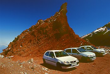 Mirador on the road to Roque de los Muchachos