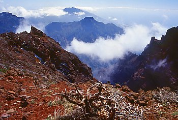 View into the Caldera de Taburiente