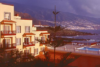 View from our apartment window in Los Cancajos