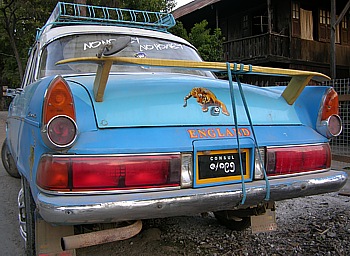 Taxi in Nyaung Shwe