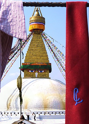 Four-faced Buddhist Temple Bodnath