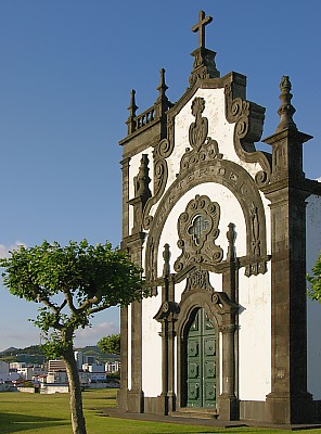 Ingreja Mãe de Deus with stunning views over the city Ponta Delgada