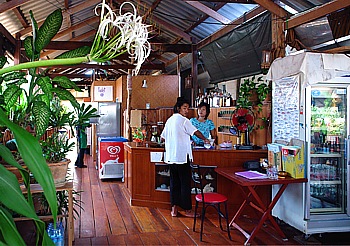 Pile dwelling restaurant on Ko Lanta Island