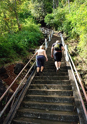 1273 steep stairs to the summit of Tiger Cave Temple