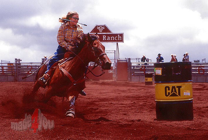 Rodeo Cowgirl horseriding