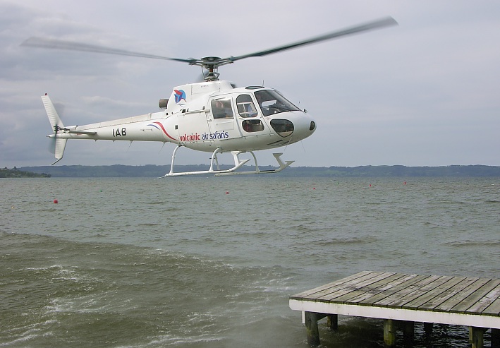 Rotorua Volcanic Helicopter mini landing place
