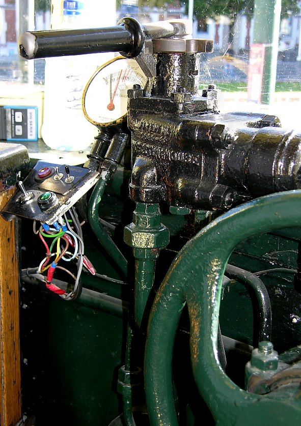 Fahrtregler der nostalgic tramway in Christchurch