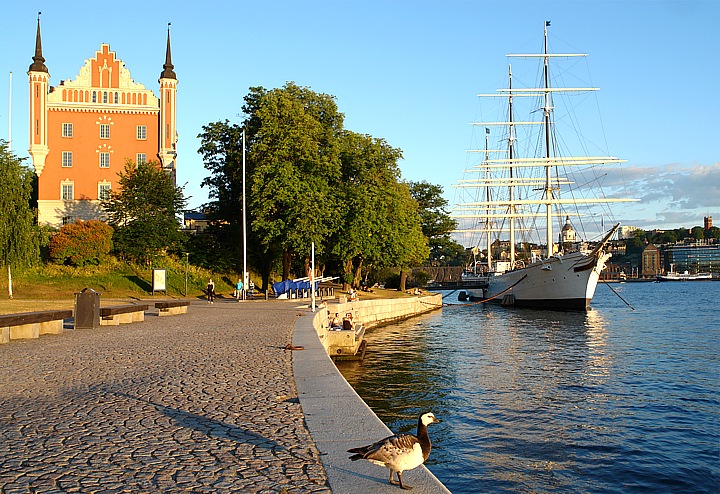 Windjammer in Stockholm Skeppsholmen