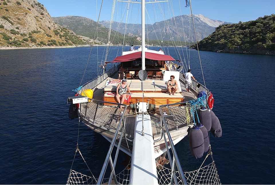 Kaya Yachting Gulet Tersane 10 in the Bay of Gemiler