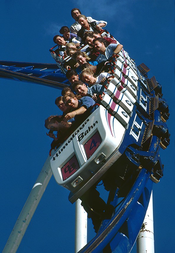 Roller coaster on October Festival