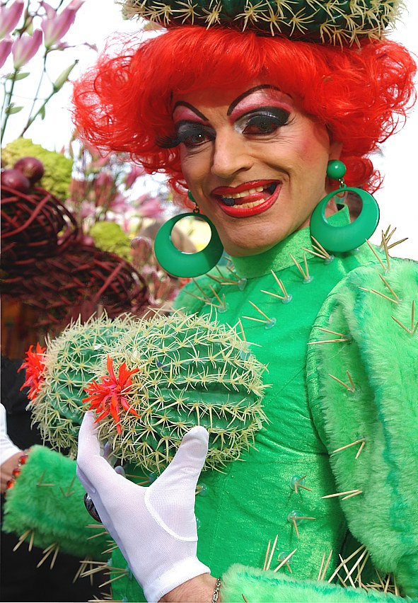 My small green Cactus - Carnival at Viktualienmarket Munich