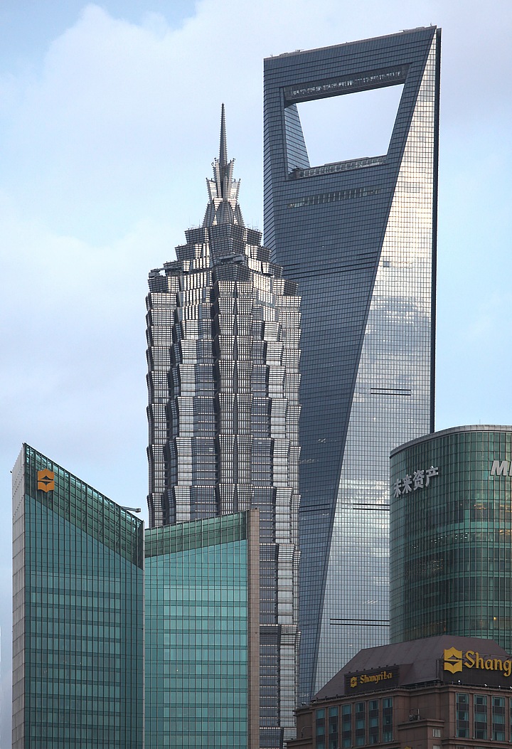 skyscraper bottle opener in Shanghai