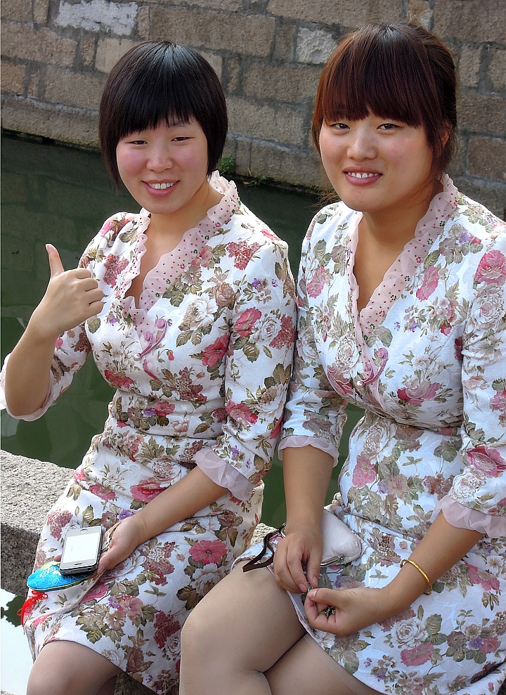 Lovely girls in Suzhou