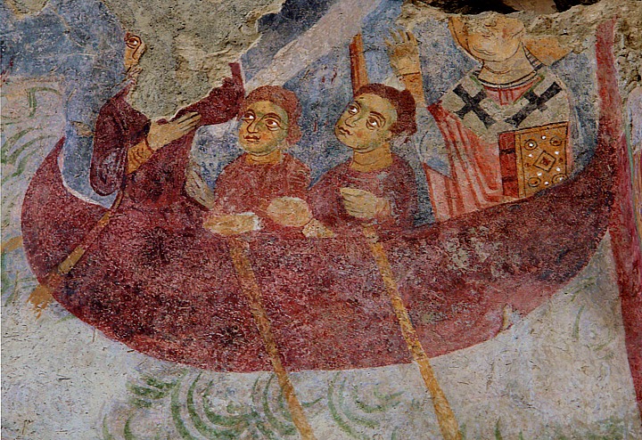 Wall painting in the Nicholas Church at Demre