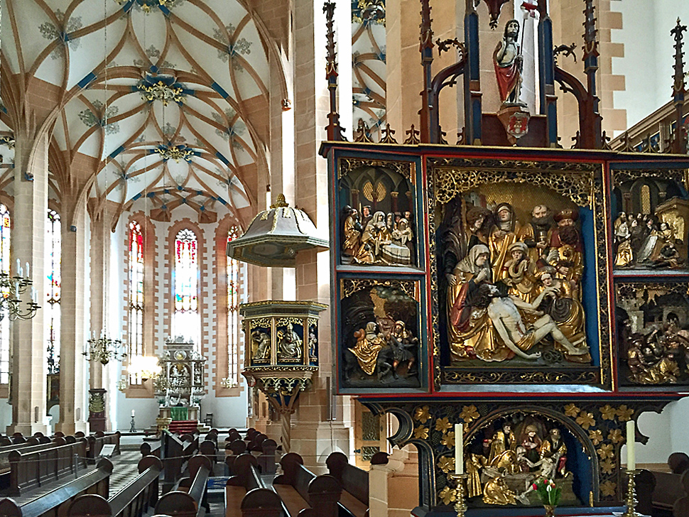 Altar in der St.Annenkirche in Annaberg-Buchholz
