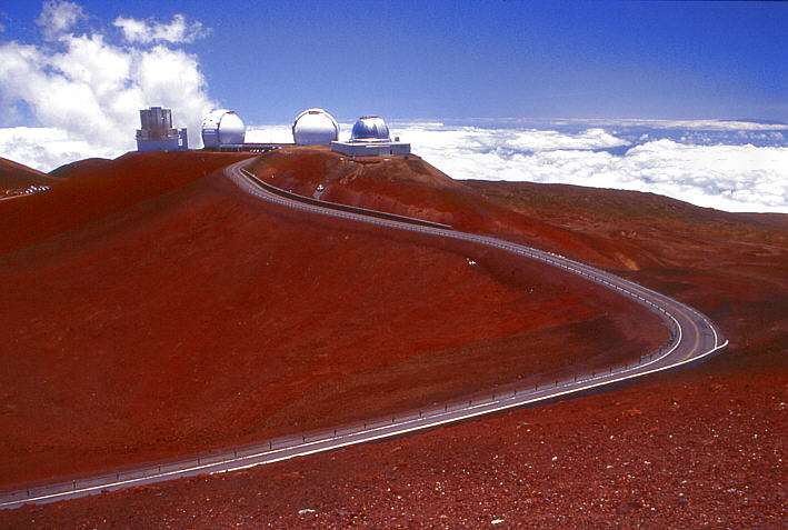 Space watching on Mauna Kea summit