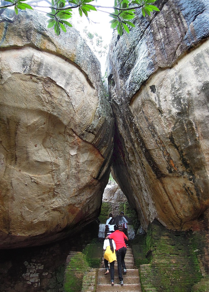 Entrance to Sigiriya Lion Rock