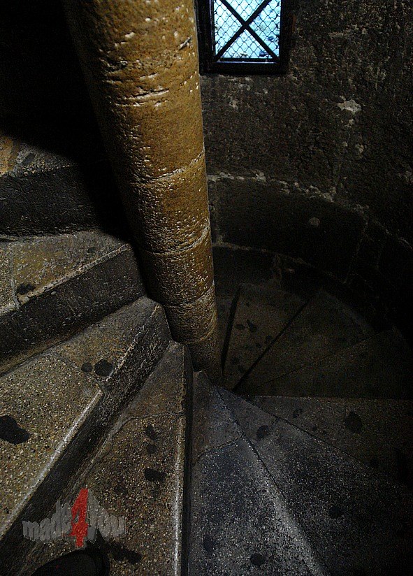 Spiral stairs in south tower of Stephansdom