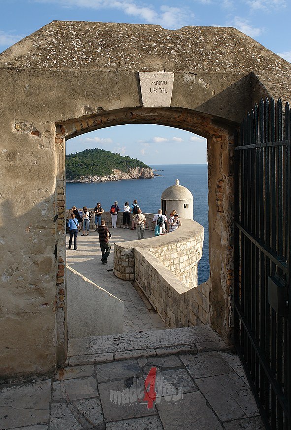 Defense tower in the citywall of Dubrovnik