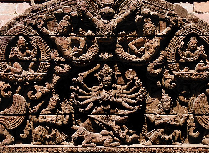 Wood carvings in Bhaktapur