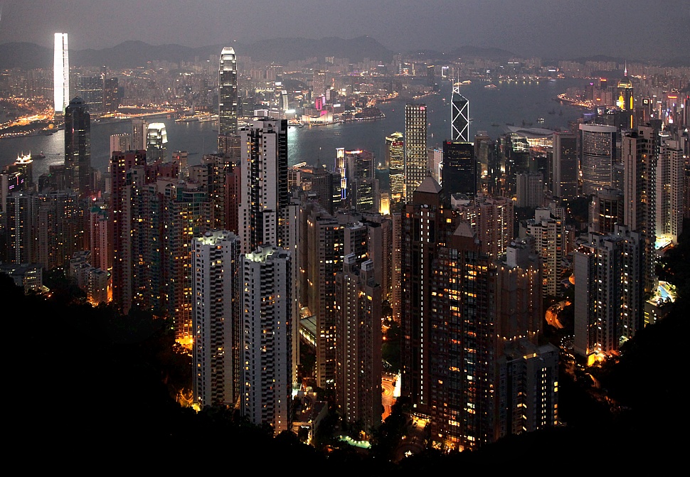 Skyline Hongkong from Peak