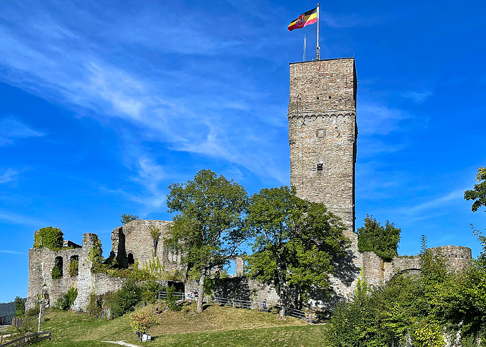 Castle ruins Koenigstein in Taunus