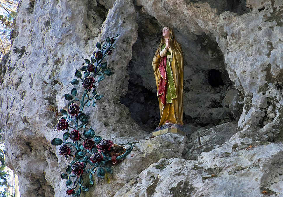 Madonna on the pilgrimage route to the Riederstein chapel