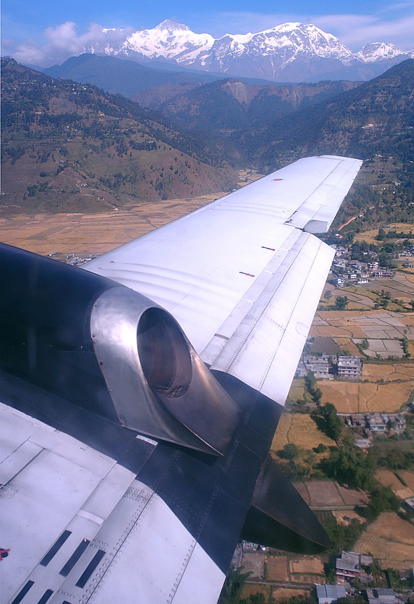 Landing in Pokhara