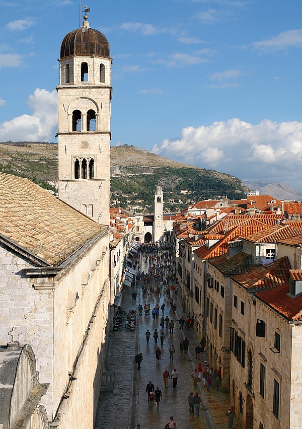 Tiled roofs in oldtown of Dubrovnik