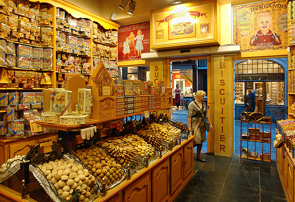 Biscuitier Shop in city center of Brussels