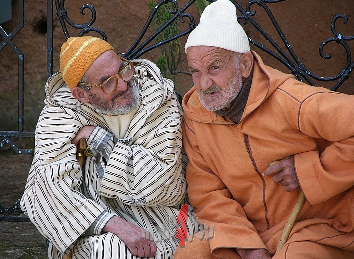 Pensioner in kingdom Morocco