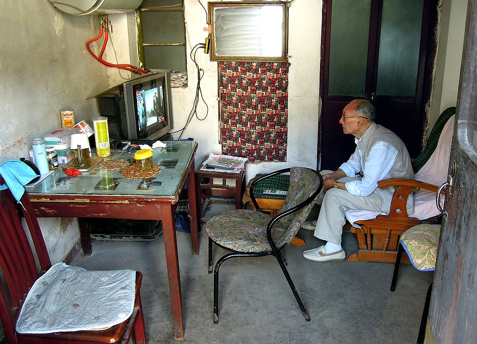 Living room of a pensioner in Suzhou