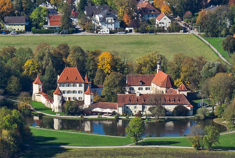 Blutenburg located in the west of Munich