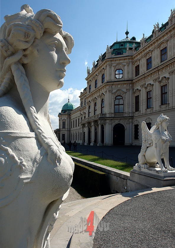 Busty Statues at Palace Belvedere