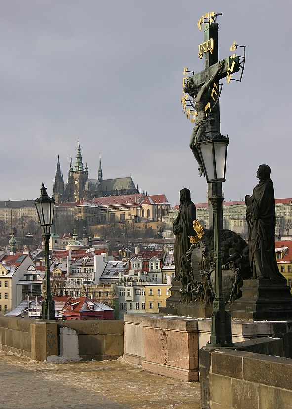 Karlsbridge and Hradschin in Prague