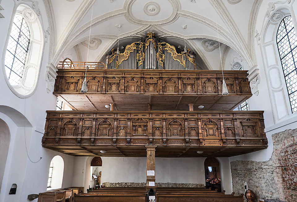 Orgel in der Rokokokirche am Hohenpeissenberg