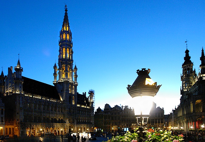 Town hall at Grande Place in Brussels