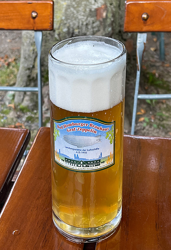 Zeppelin beer garden Bad Homburg